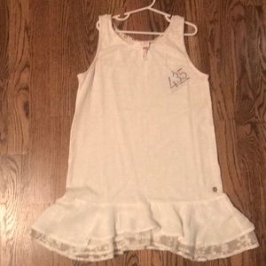 NWT Girls Matilda Jane ruffled bottom tank.